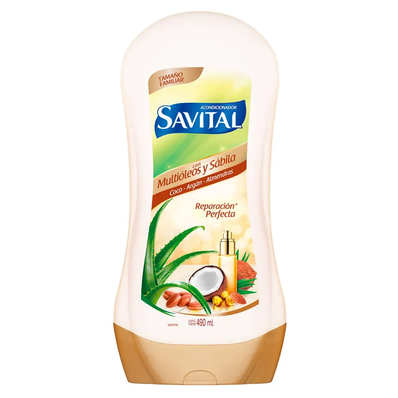 Reso Gratuito Acondicionador Savital multioleos sabila x490ml