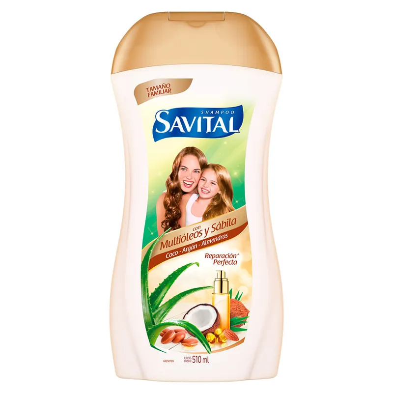 Shampoo Savital multioleos sabila x510ml Offerta Limitata