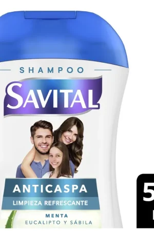Shampoo Savital anticaspa menta y eucalipto 510ml Sconto