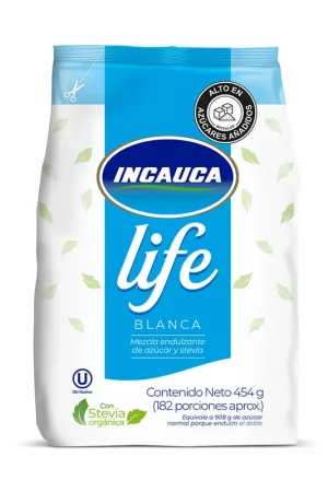 Azúcar Incauca blanca life x454g Vendita Finale