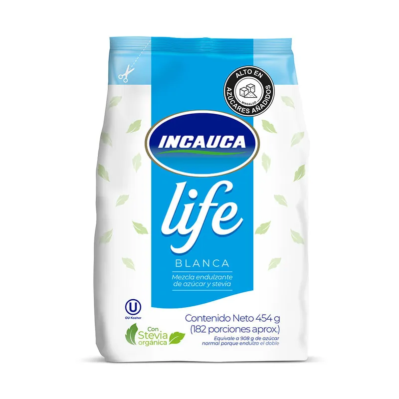 Azúcar Incauca blanca life x454g Vendita Finale