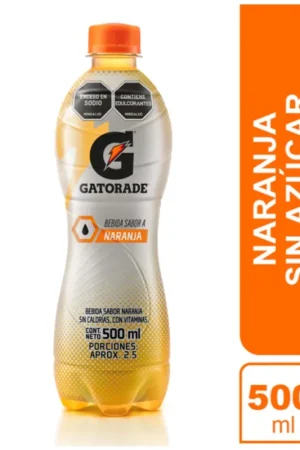 Compra Oggi Stesso Bebida Gatorade naranja sin azúcar x500ml