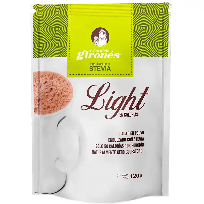 Cacao Girones light con Stevia x120g Professionale