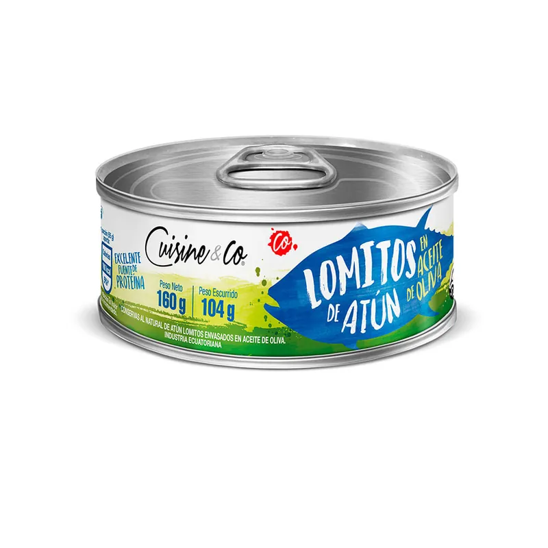 Atún Cuisine&Co lomitos aceite oliva x160g Nuovo Arrivo