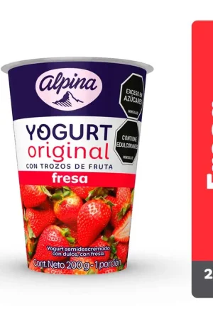 Yogurt Alpina fresa x200g Ultime Pezzi