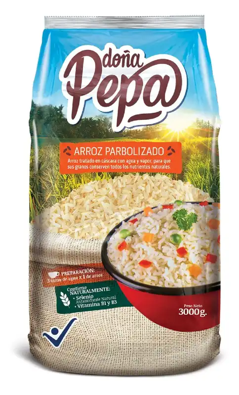 Arroz Doña Pepa parbolizado x3000g Moderno