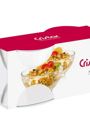 Ordine In Blocco Set x 4 bowls 15onz liso Cristar