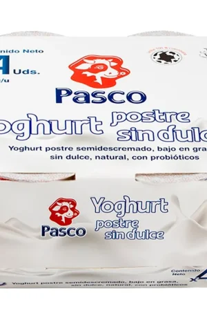 Yogurt Pasco Postre sin dulce x4und x180g c-u Miglior Prezzo