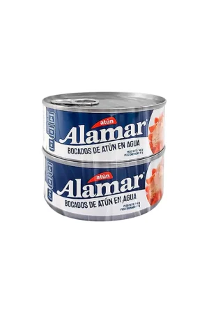 Bestseller Atún Alamar bocados en agua x2und x140g c-u