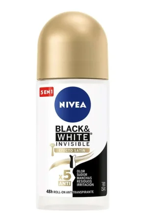 Di Marca Desodorante Mujer Nivea Invisible Black & White Efecto Satín Roll on x50ml