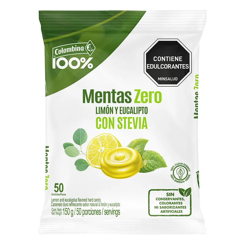 Mentas colombina100% limon euca.sin azcx50undx150g Ultime Pezzi