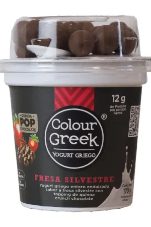 Bestseller Yogurt griego Colour Greek fresa silvestre con quinoa x170g