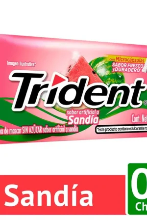 Prezzo Basso Chicle Trident Sandia sin azúcar x5 chicles