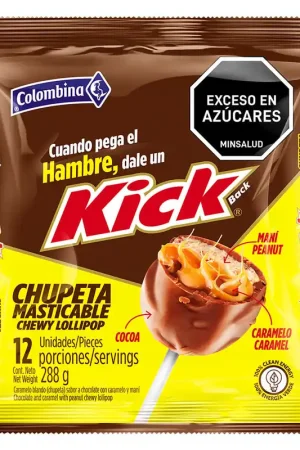 Chupeta Kick masticable x12und x24g c\\u002Fu Di Marca