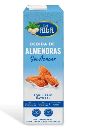 Bebida de almendras Del Alba sin azúcar x946ml Spedizione Espresso