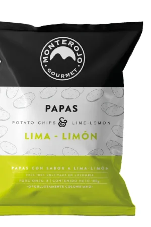 Compra Online Papas Monterojo lima limón x100g