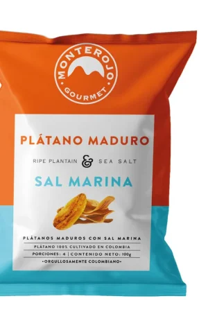 Platano Monterojo maduro sal marina x110g Economico