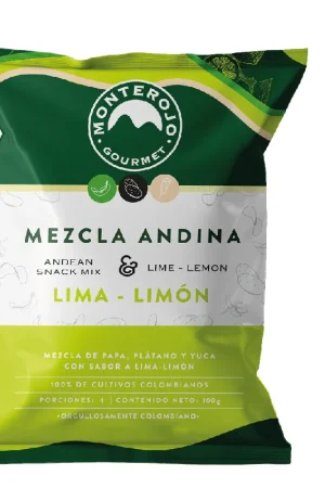Mezcla Monterojo andina lima limón x100g Certificato