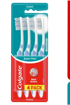 Cepillo de Dientes Colgate Super Flexi Suave x4 Unidades A Buon Prezzo