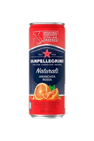 Pagamento Sicuro Bebida carbonatada San Pellegrino aranciata rossa lata x330ml