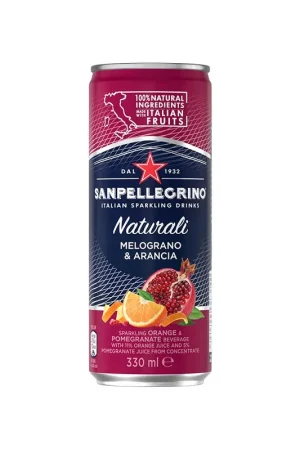 Bebida carbonatada San Pellegrino naranja & granada lata x330ml Miglior Prezzo