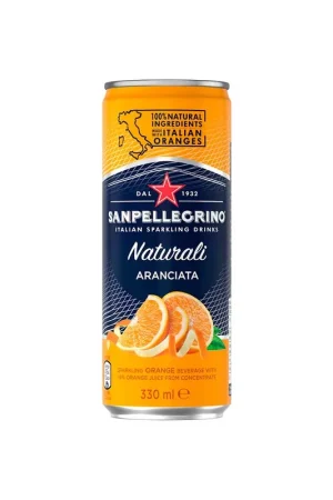 Bebida carbonatada San Pellegrino aranciata lata x330ml Promozione Esclusiva
