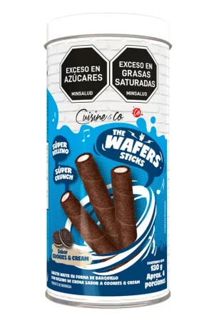 Barquillos Cuisine&Co wafer cookies & cream lata x130g Alta Qualità