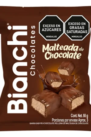 Chocolate Bianchi malteada chocolate x55g Sconto