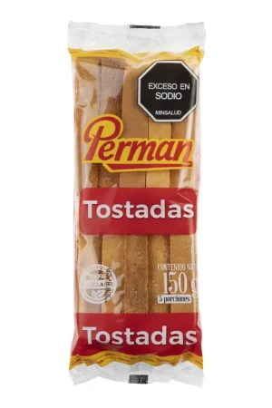 Alta Qualità Tostadas Perman Blancas x10und x150g