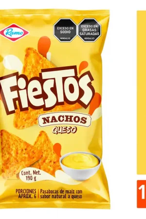 Autentico Nachos Ramo Fiestos Sabor Queso x190g