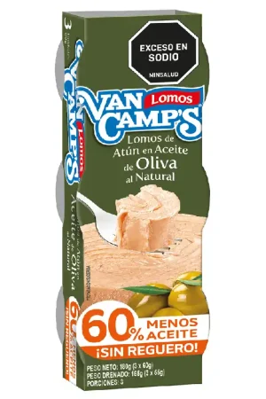 Atún Van Camps Lomitos Aceite Oliva x3und x180g Acquista Ora