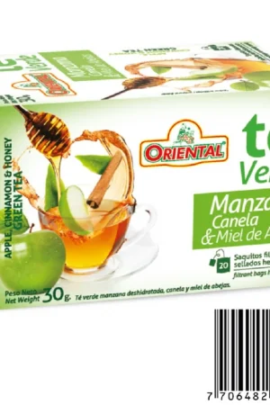 Te Verde Oriental Manzana Canela y Miel x30g Premium