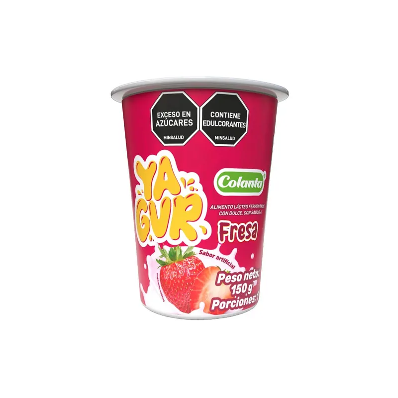 Compra Adesso Yagur Colanta Fresa Vaso x150g