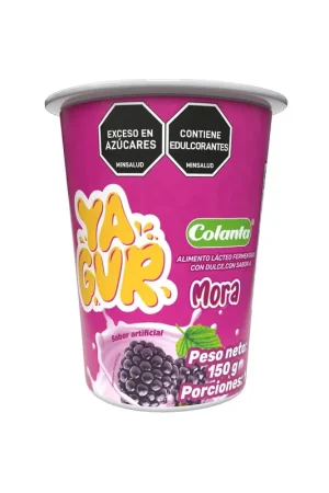Compra Online Yagur Colanta Mora Vaso x150g