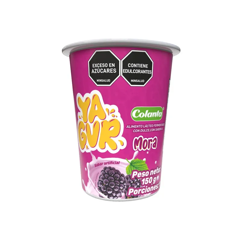 Compra Online Yagur Colanta Mora Vaso x150g