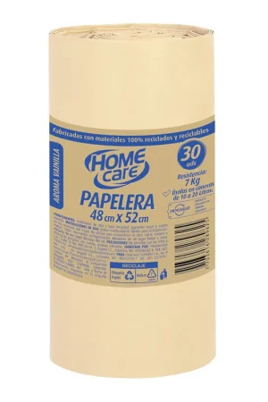Bolsa home care basura papelera vllax48x52cmx30und Artigianale