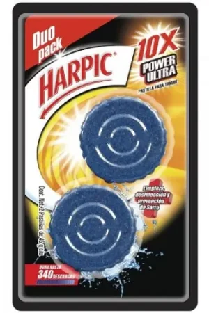 Compra Adesso Harpic Desinfectante Para Inodoros Pastillas Azules x 2 Unidades