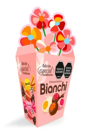 Choco Bombones Bianchi Florero Edición Especial x20 Und x120grs Top Qualità