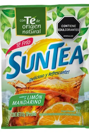 Spedizione Gratuita Te en Polvo Suntea Limon Mandarino Rinde 2lt x12grs