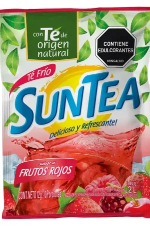 Promozione Te en Polvo Suntea Frutos Rojos Rinde 2lt x12grs