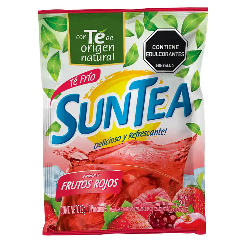 Promozione Te en Polvo Suntea Frutos Rojos Rinde 2lt x12grs