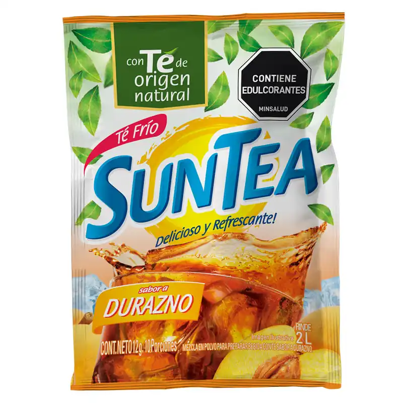 Ultime Pezzi Te en Polvo Suntea Durazno Rinde 2lt x12grs
