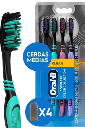 Artigianale Cepillo Dental Oral-B Complete Black x4 Und