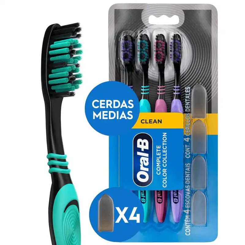 Artigianale Cepillo Dental Oral-B Complete Black x4 Und