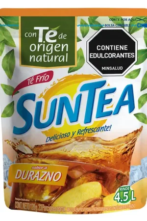 Spedizione Mondiale Te en Polvo Suntea Durazno Rinde 4.5lt x120grs