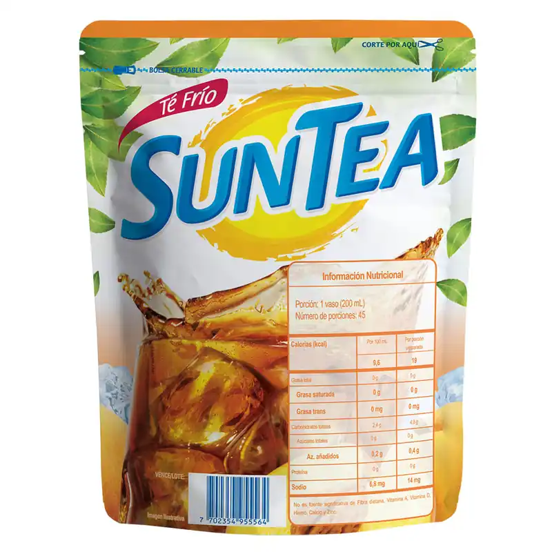 Te en Polvo Suntea Durazno Rinde 9lt x240grs Professionale