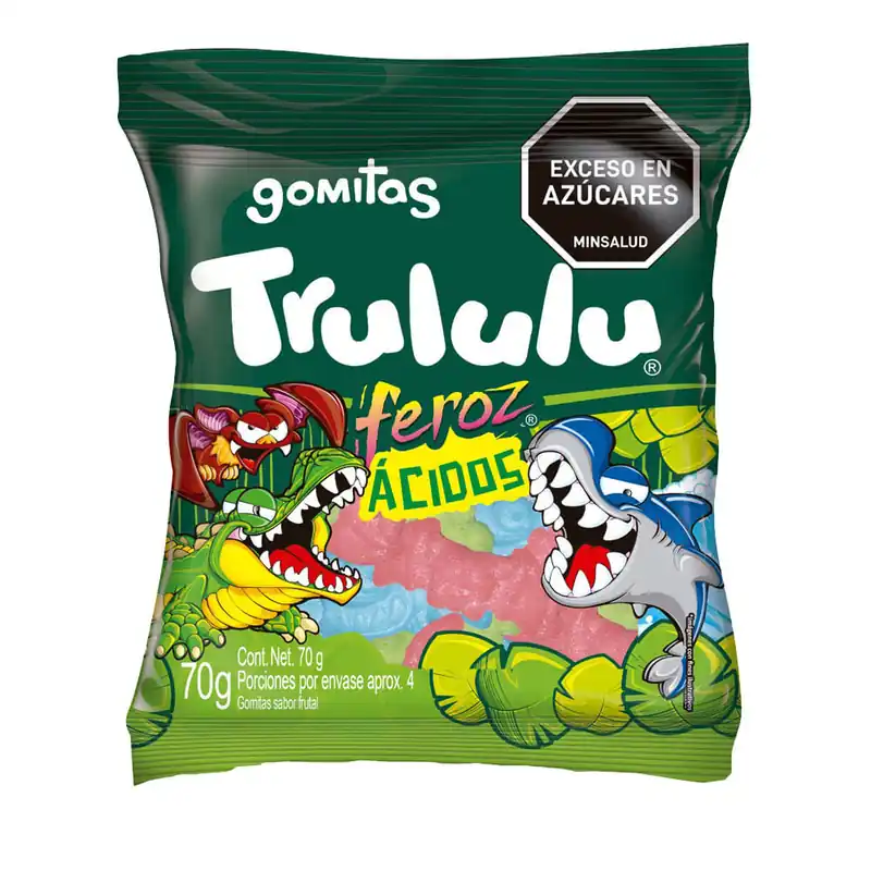 Compra Oggi Stesso Gomitas Trululu Mini Feroz x70grs