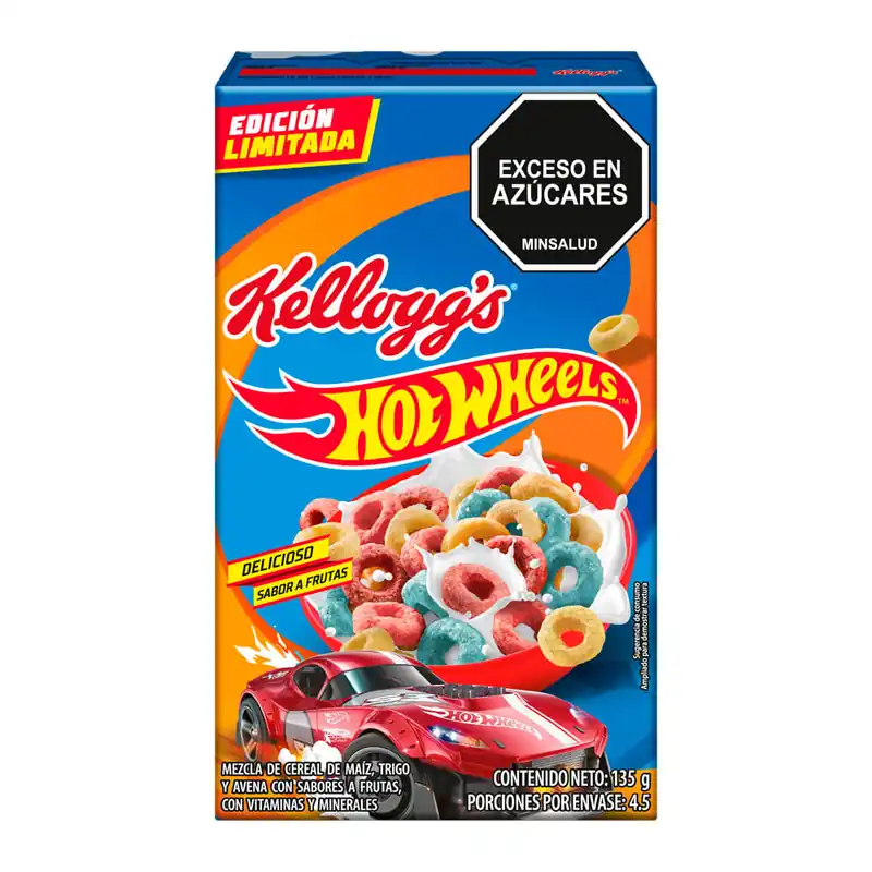 Cereal Kellogg's Hot Wheels x135grs Popolare