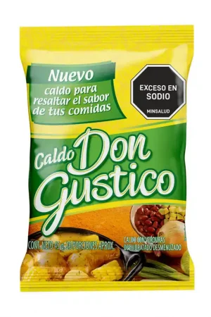 Caldo Don Gustico Verduras Desmenuzado x45grs Offerta Lampo