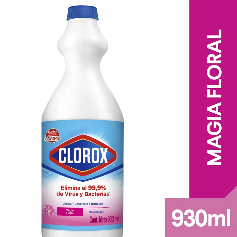 Blanqueador Clorox Magia Floral Botella 930ml Bestseller
